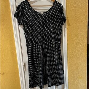 Polka Dot Black and White Women's Top